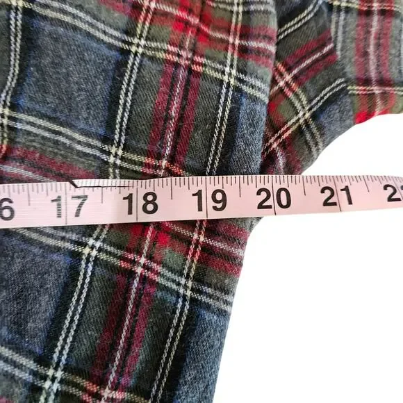 L.L. Bean Scotch Plaid Rob and Belt, Size XL - Picture 5 of 8